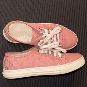 Gucci Pink Sneakers – Size 6.5